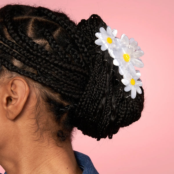 Pince à cheveux Trio Pâquerettes