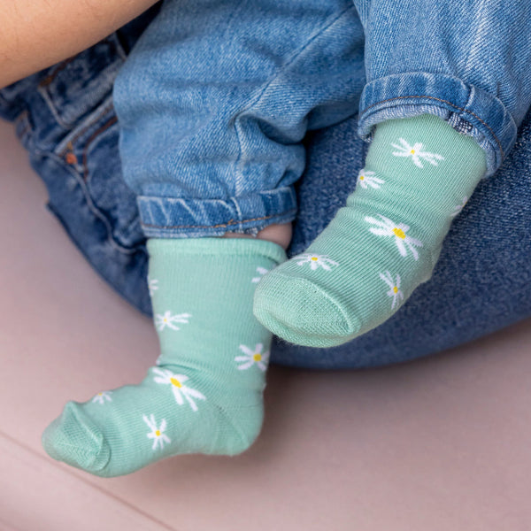 Chaussettes Bébé Pâquerettes