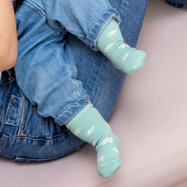 Chaussettes Bébé Pâquerettes