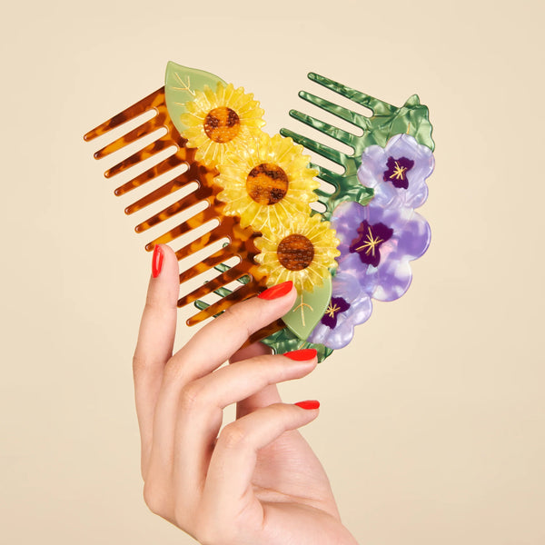 Peigne Fleurs