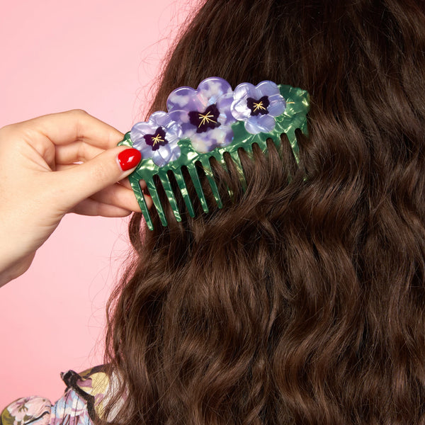 Peigne Fleurs