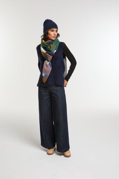 Echarpe de Laine Petra Vert