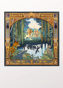 Carré de Soie Bandana - Pied Piper of Hamelin