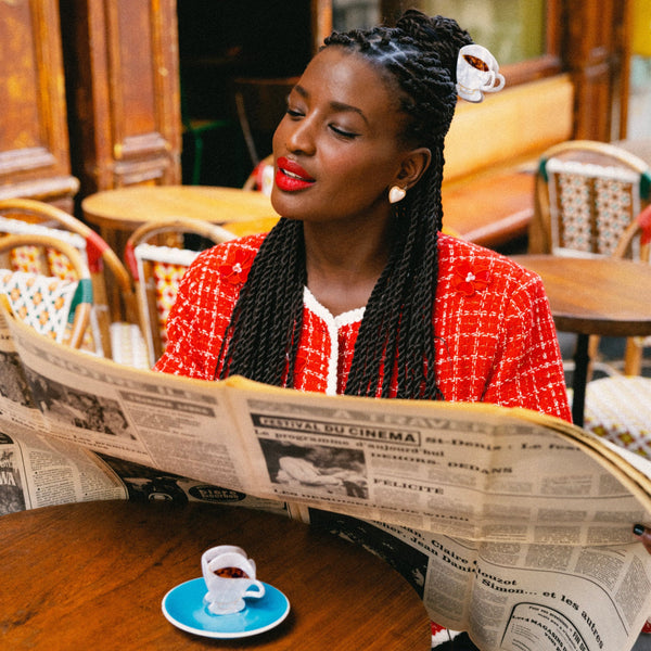 Pince à cheveux Café