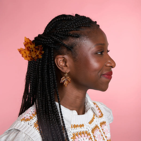 Pince à cheveux Feuille d'Erable