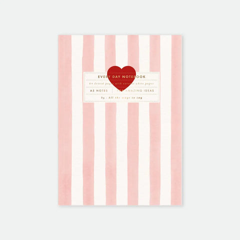 Cahier Pink Stripes