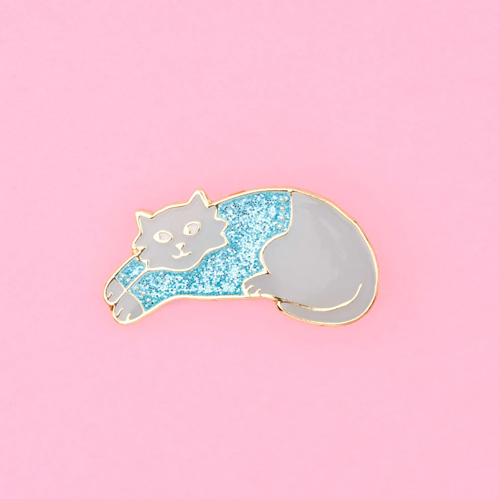 Pin's Chat Pull d'Hiver