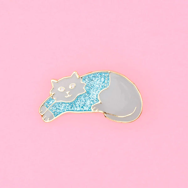 Pin's Chat Pull d'Hiver