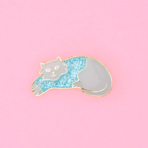 Pin's Chat Pull d'Hiver
