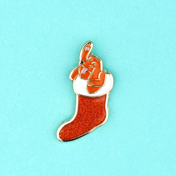 Pin's Teckel de Noël