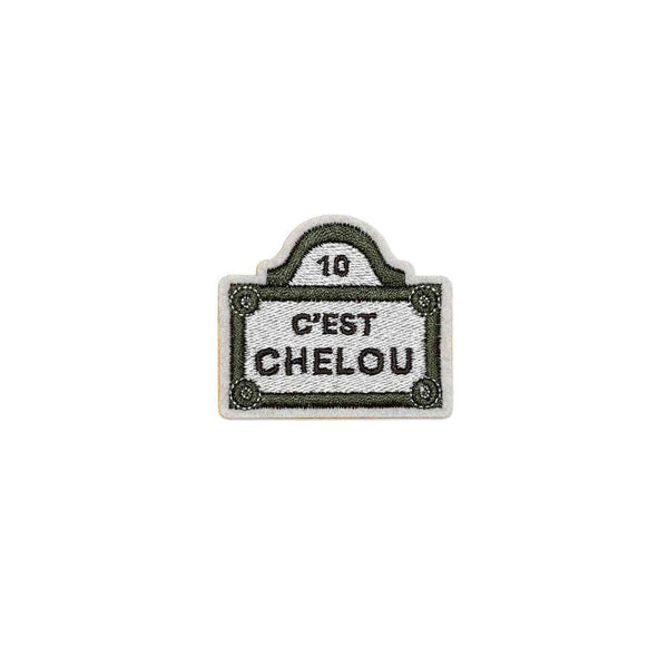 Ecusson Autocollant Plaque Chelou