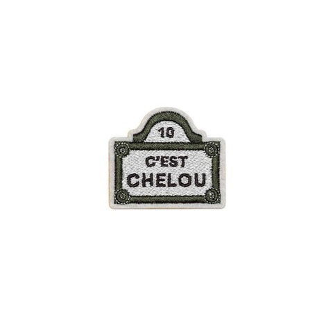 Ecusson Autocollant Plaque Chelou
