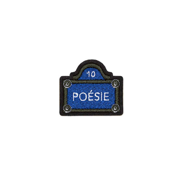 Ecusson Autocollant Plaque Poésie