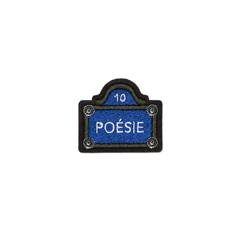Ecusson Autocollant Plaque Poésie