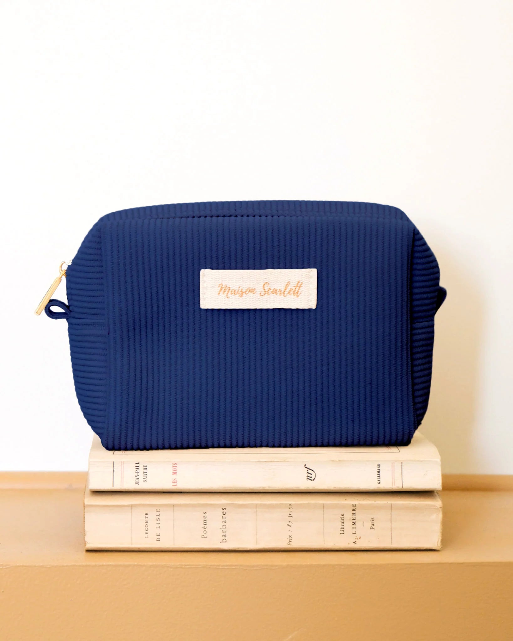 Petite Trousse de Toilette Charlotte - Velours Côtelé