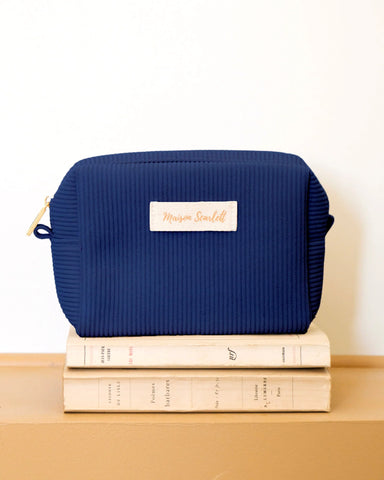 Petite Trousse de Toilette Charlotte - Velours Côtelé