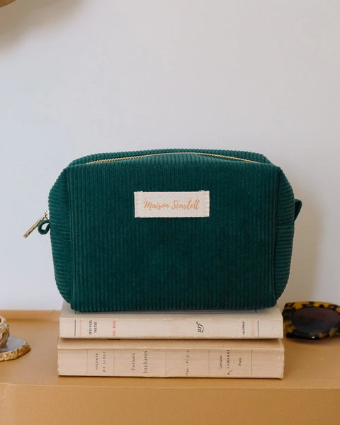 Petite Trousse de Toilette Charlotte - Velours Côtelé