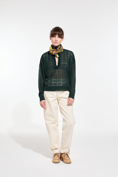 Carré de Coton Pollen Lime