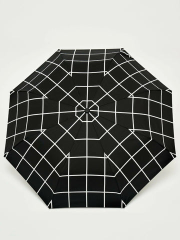 Parapluie Canard Quadrillage Noir & Blanc
