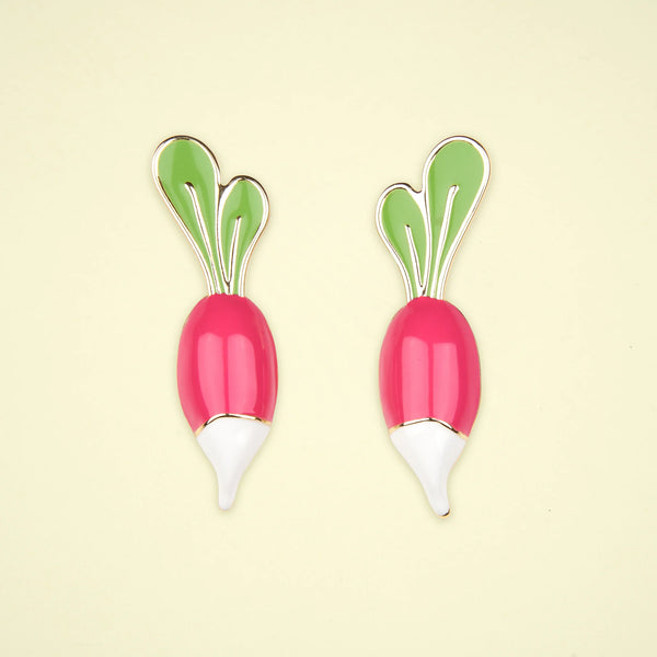 Boucles d'oreilles Radis