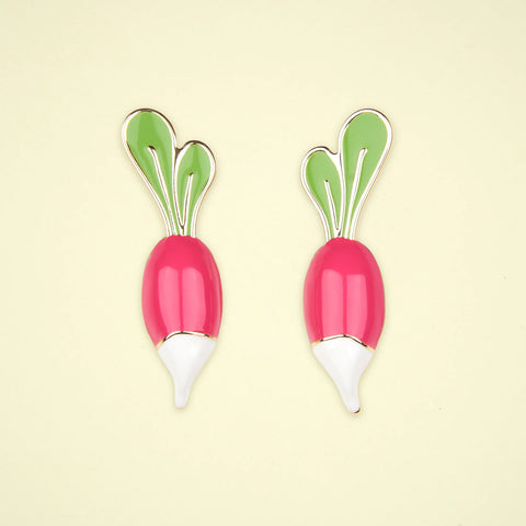 Boucles d'oreilles Radis