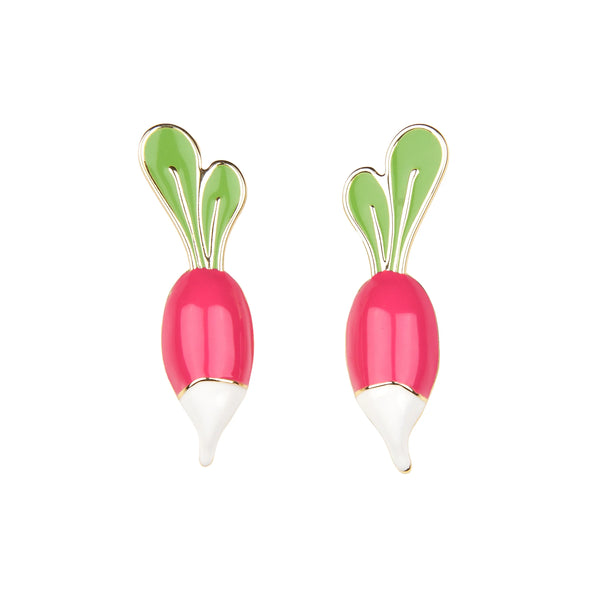 Boucles d'oreilles Radis