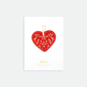 Etiquettes Cadeaux Red Hearts