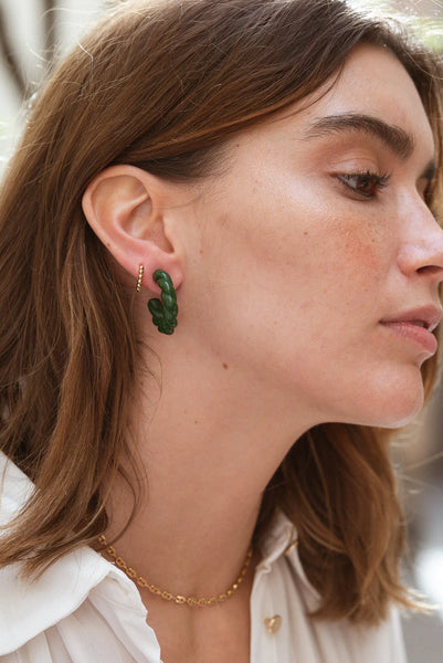 Boucles d'Oreilles Roma Vert