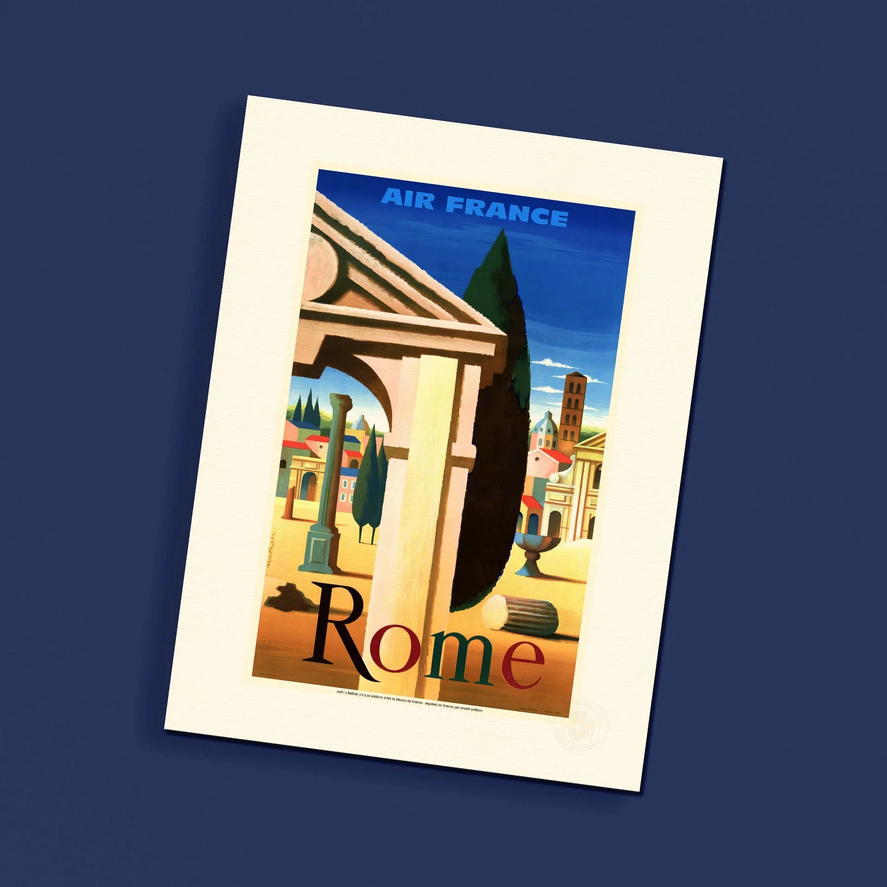 Affiche Rome - Air France