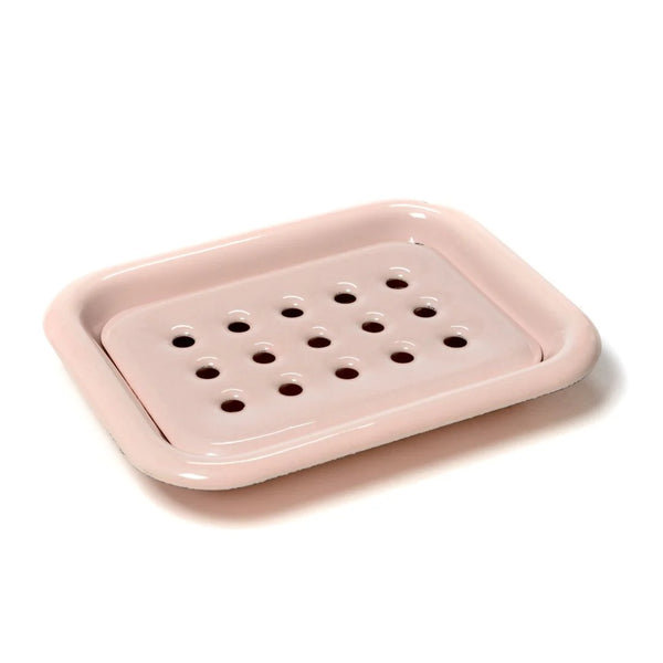 Porte-savon Emaillé Rose