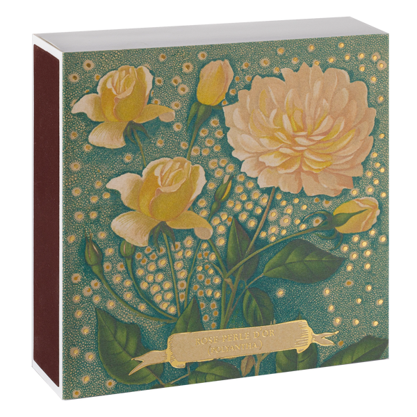 Boîte d'Allumettes Rose Perle d'Or