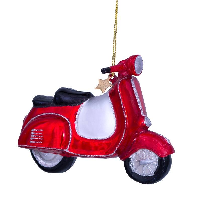 Décoration Scooter Rouge