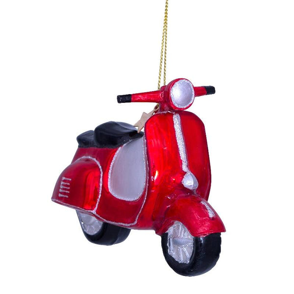Décoration Scooter Rouge