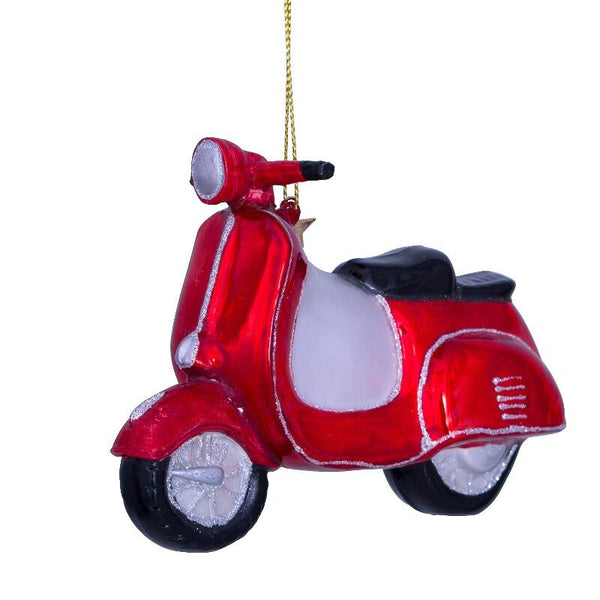 Décoration Scooter Rouge