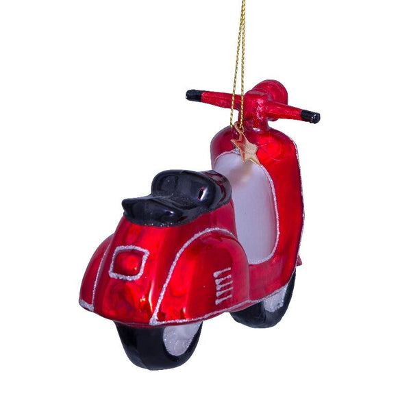 Décoration Scooter Rouge