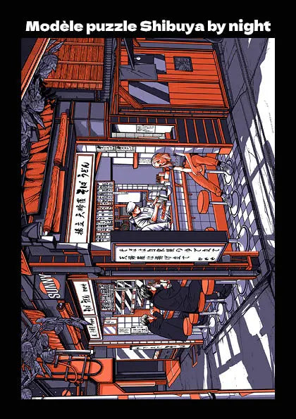 Puzzle Shibuya by Night