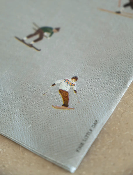 Serviettes en Papier Ski