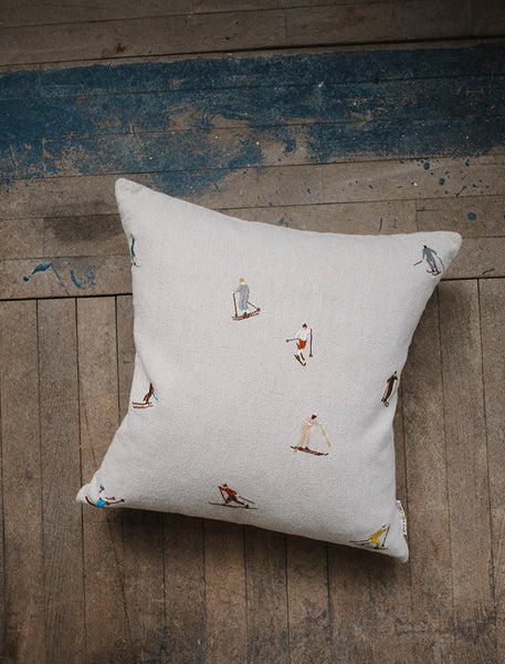 Coussin Brodé Ski