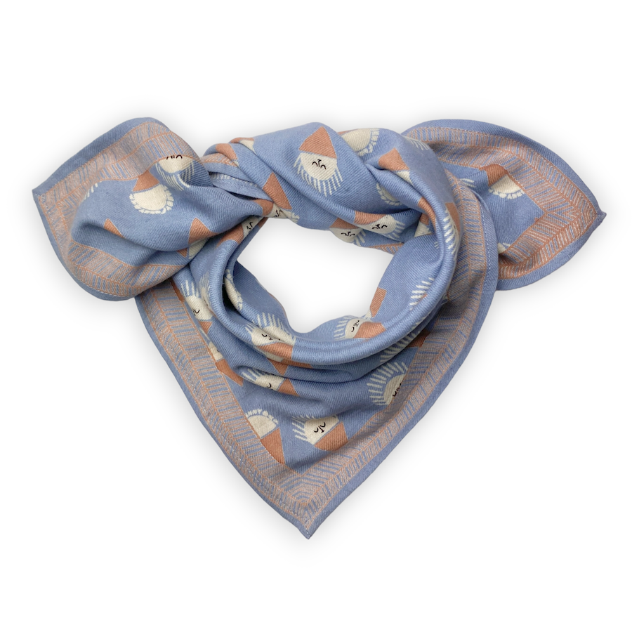 Petit Carré Sorbet Denim