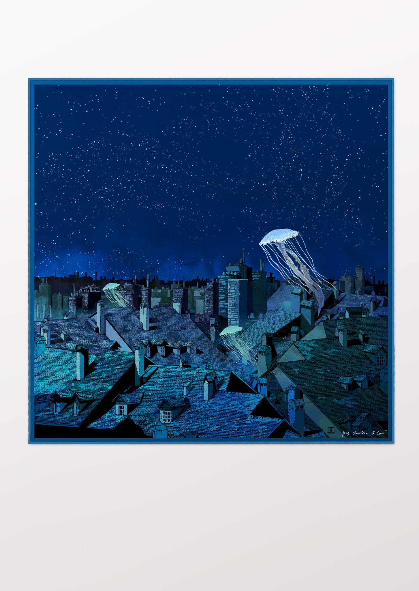 Carré de Soie Bandana - Southsea Parade Nighttime