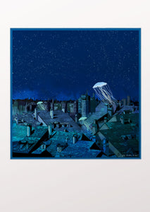 Carré de Soie Bandana - Southsea Parade Nighttime