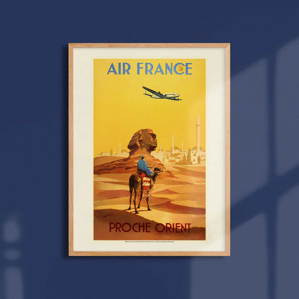 Affiche Proche-Orient - Air France