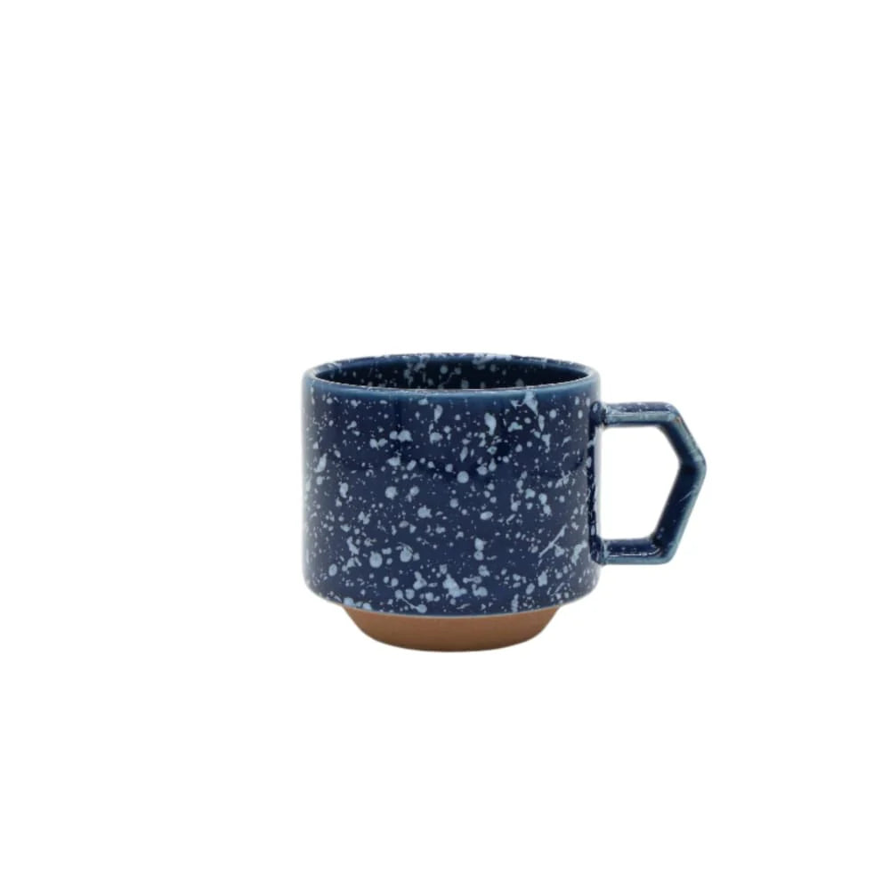 Mug Japonais Splash Bleu & Blanc