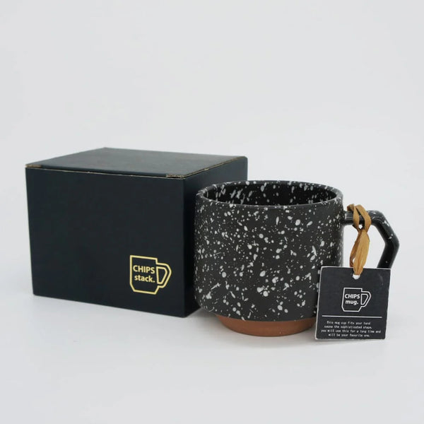 Mug Japonais Splash Noir & Blanc