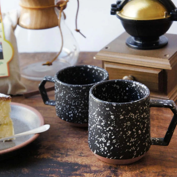 Mug Japonais Splash Noir & Blanc