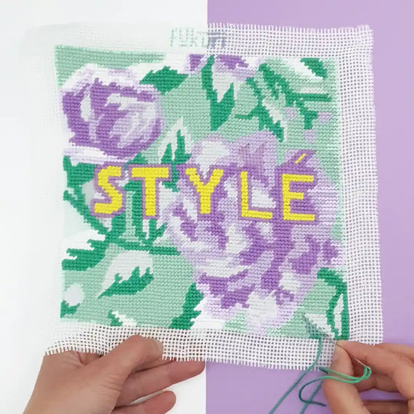 Kit Canevas - Stylé Fleuri