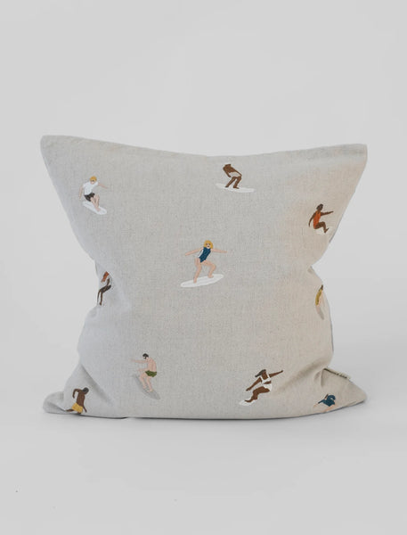 Coussin Brodé Surf