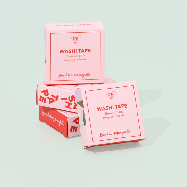 Washi Tape Chat Multicolore