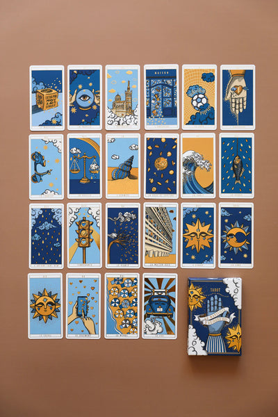 Le Tarot du Marseille d'Aujourd'hui - Bleu Jean