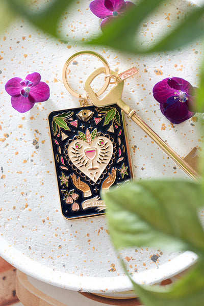 Porte-clés Tarot Tipsy Card